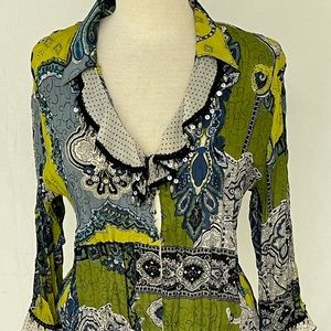 Dress Shirt. Multi colored